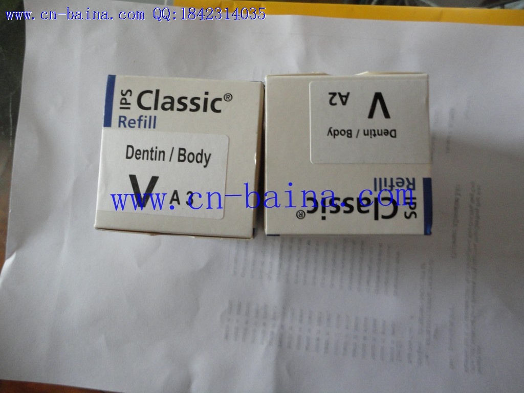 ivoclar classic dentine S2 A2 A3 TC A3.5 A4