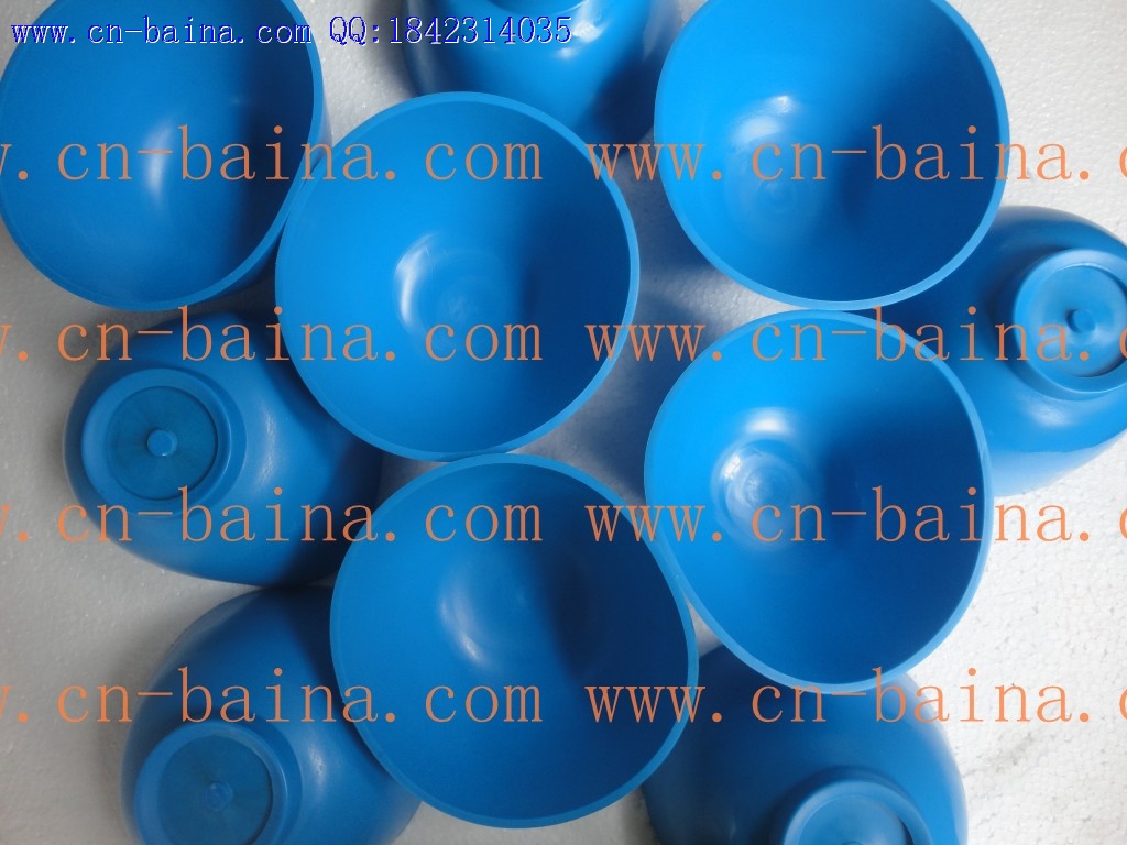 Blue plastic bowl gypsum powder mixing bowl