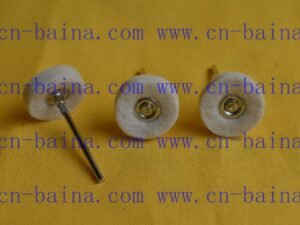 Wool material brush with handle