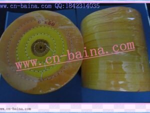yellow big cloth wheel 6*50 polishing cloth wheel