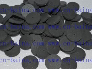 Black rubber polishing wheel flex rubber polisher