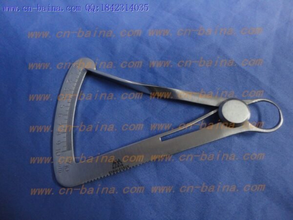 Crown gauge for metal crown gauge caliper