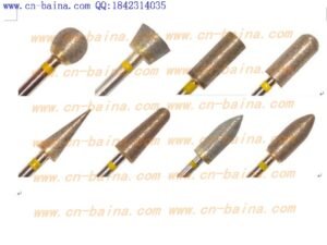 Sintered diamond bur extra fine grit polishing