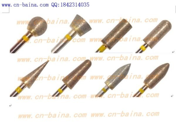 Sintered diamond bur extra fine grit polishing