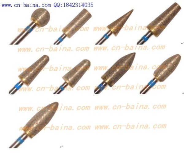 diamond bur full sintered bur  mesh 170