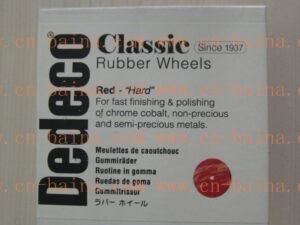 DEDECO classic rubber wheel red color hardest